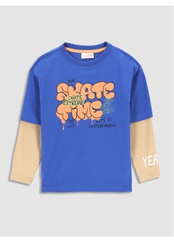 Coccodrillo Bluzka WC3143103SKK Granatowy Regular Fit ze sklepu MODIVO w kategorii T-shirty chłopięce - zdjęcie 182760720