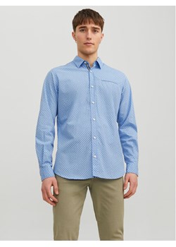 Jack&Jones Koszula 12235969 Niebieski Slim Fit ze sklepu MODIVO w kategorii Koszule męskie - zdjęcie 182760741