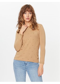 TWINSET Sweter 232TT3170 Beżowy Regular Fit ze sklepu MODIVO w kategorii Swetry damskie - zdjęcie 182760844