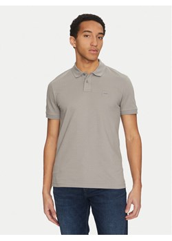 BOSS Polo Passenger 50507803 Szary Slim Fit ze sklepu MODIVO w kategorii T-shirty męskie - zdjęcie 182760883