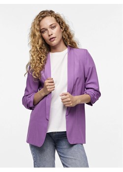 Pieces Marynarka Bosella 17090996 Fioletowy Regular Fit ze sklepu MODIVO w kategorii Marynarki damskie - zdjęcie 182760953