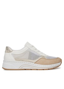 Rieker Sneakersy N6503-80 Biały ze sklepu MODIVO w kategorii Buty sportowe damskie - zdjęcie 182761130