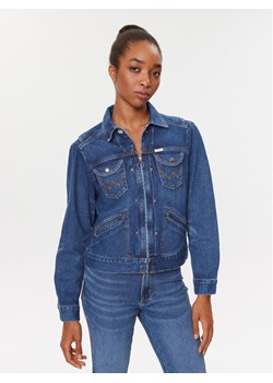 Wrangler Kurtka jeansowa Jen 112346210 Niebieski Regular Fit ze sklepu MODIVO w kategorii Kurtki damskie - zdjęcie 182761170