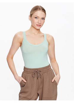 United Colors Of Benetton Top 3ZQM1H291 Zielony Slim Fit ze sklepu MODIVO w kategorii Bluzki damskie - zdjęcie 182761234