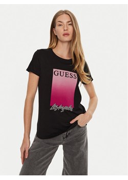 Guess T-Shirt W4BI30 JA914 Czarny Regular Fit ze sklepu MODIVO w kategorii Bluzki damskie - zdjęcie 182761252