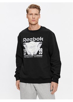 Reebok Bluza Basketball IL4432 Czarny Regular Fit ze sklepu MODIVO w kategorii Bluzy męskie - zdjęcie 182761323