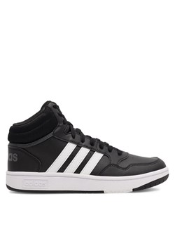 adidas Sneakersy HOOPS MID 3.0 K GW0402 Czarny ze sklepu MODIVO w kategorii Buty sportowe dziecięce - zdjęcie 182761394