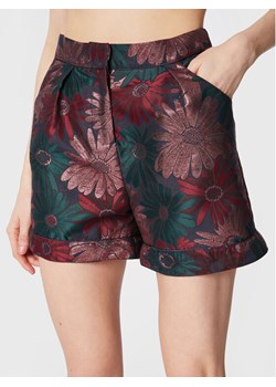 NAF NAF Szorty materiałowe Magdalena THNB25A Bordowy Regular Fit ze sklepu MODIVO w kategorii Szorty - zdjęcie 182761570