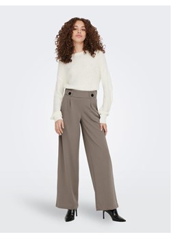 JDY Spodnie materiałowe Geggo 15208430 Beżowy Wide Leg ze sklepu MODIVO w kategorii Spodnie damskie - zdjęcie 182761640