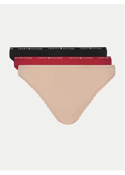 Tommy Hilfiger Komplet 3 par fig klasycznych UW0UW05953 Kolorowy ze sklepu MODIVO w kategorii Majtki damskie - zdjęcie 182761733