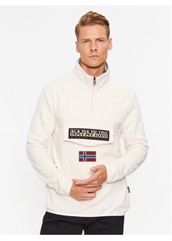 Napapijri Polar NP0A4HMZ Beżowy Regular Fit ze sklepu MODIVO w kategorii Bluzy męskie - zdjęcie 182761831