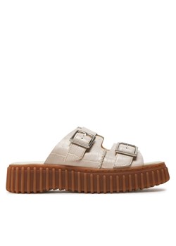 Clarks Klapki Torhill Slide 26176430 Beżowy ze sklepu MODIVO w kategorii Klapki damskie - zdjęcie 182761862