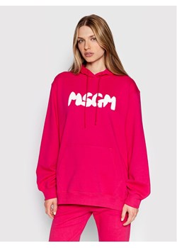 MSGM Bluza 3341MDM182 227799 Różowy Regular Fit ze sklepu MODIVO w kategorii Bluzy damskie - zdjęcie 182761870