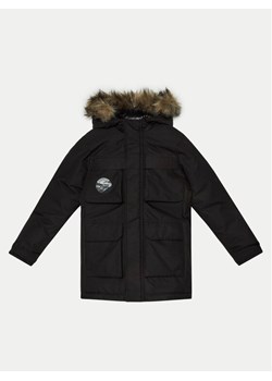 Jack&Jones Junior Parka Star 12258941 Czarny Regular Fit ze sklepu MODIVO w kategorii Kurtki chłopięce - zdjęcie 182761932