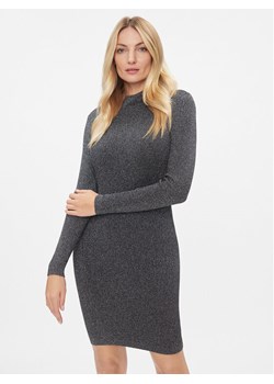 MICHAEL Michael Kors Sukienka dzianinowa MH381ZMAFB Srebrny Slim Fit ze sklepu MODIVO w kategorii Sukienki - zdjęcie 182761961