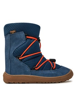 Froddo Kozaki Barefoot Tex Track Wool G3160239-2 M Niebieski ze sklepu MODIVO w kategorii Buty zimowe dziecięce - zdjęcie 182762023