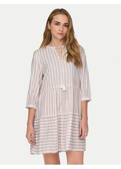 ONLY Sukienka letnia Kaya 15220521 Różowy Regular Fit ze sklepu MODIVO w kategorii Sukienki - zdjęcie 182762042
