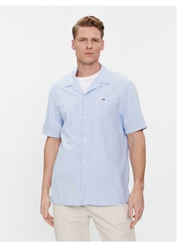 Tommy Jeans Koszula Camp DM0DM18963 Błękitny Regular Fit ze sklepu MODIVO w kategorii Koszule męskie - zdjęcie 182762060