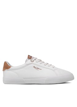 Pepe Jeans Sneakersy Kenton Max W PLS31445 Biały ze sklepu MODIVO w kategorii Buty sportowe damskie - zdjęcie 182762122