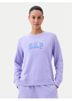 Gap Bluza 885586-02 Fioletowy Regular Fit ze sklepu MODIVO w kategorii Bluzy damskie - zdjęcie 182762170