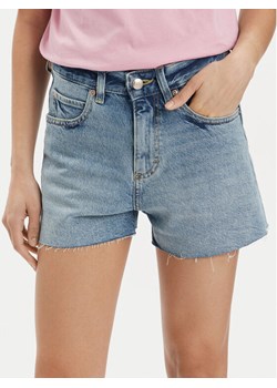 Lee Szorty jeansowe Rider 112350142 Niebieski Straight Fit ze sklepu MODIVO w kategorii Szorty - zdjęcie 182762171
