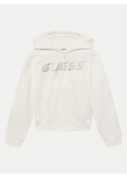Guess Bluza J5GQ07 KCRP0 Biały Regular Fit ze sklepu MODIVO w kategorii Bluzy dziewczęce - zdjęcie 182762190