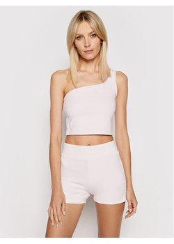adidas Top Tennis Luxe Asymmetrical H56466 Różowy Regular Fit ze sklepu MODIVO w kategorii Bluzki damskie - zdjęcie 182762201