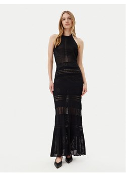 TWINSET Sukienka dzianinowa 251TT3105 Czarny Slim Fit ze sklepu MODIVO w kategorii Sukienki - zdjęcie 182762471