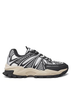 Armani Exchange Sneakersy XUX238 XV907 Szary ze sklepu MODIVO w kategorii Buty sportowe męskie - zdjęcie 182762492
