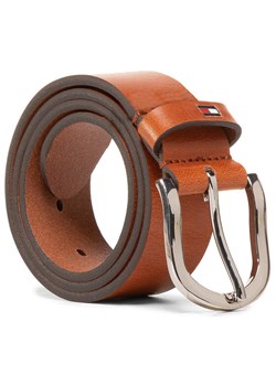 Tommy Hilfiger Pasek Damski New Danny Belt WW0WW11590 Brązowy ze sklepu MODIVO w kategorii Paski damskie - zdjęcie 182762613