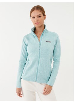 Columbia Polar W Sweater Weather™ Full Zip Zielony Regular Fit ze sklepu MODIVO w kategorii Bluzy damskie - zdjęcie 182762624