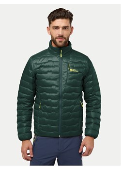 Jack Wolfskin Kurtka puchowa Passamani A61836 Zielony Regular Fit ze sklepu MODIVO w kategorii Kurtki męskie - zdjęcie 182762773