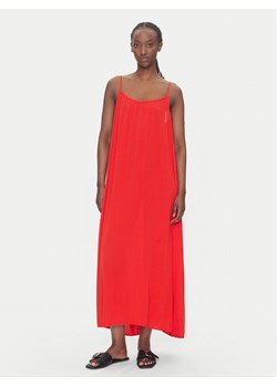 ONLY Sukienka letnia Niki 15344611 Czerwony Regular Fit ze sklepu MODIVO w kategorii Sukienki - zdjęcie 182762793