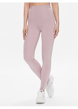 Calvin Klein Performance Legginsy 00GWS3L603 Różowy Slim Fit ze sklepu MODIVO w kategorii Spodnie damskie - zdjęcie 182762862