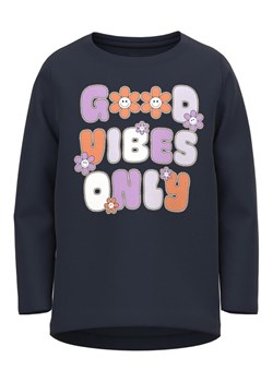 NAME IT Bluzka 13218914 Granatowy Regular Fit ze sklepu MODIVO w kategorii Kaftaniki i bluzki - zdjęcie 182762873