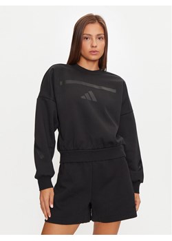 adidas Bluza Z.N.E. JE7855 Czarny Loose Fit ze sklepu MODIVO w kategorii Bluzy damskie - zdjęcie 182762882
