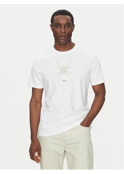 BOSS T-Shirt Te_Spiderbat 50534924 Biały Regular Fit - id: 0000304638749 - marki BOSS HUGO BOSS - 182762912 BOSS T-Shirt Te_Spiderbat 50534924 Biały Regular Fit ze sklepu MODIVO w kategorii T-shirty męskie - zdjęcie 182762912