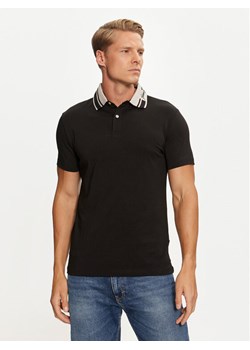 Guess Polo M4BP66 J1314 Czarny Regular Fit ze sklepu MODIVO w kategorii T-shirty męskie - zdjęcie 182762981