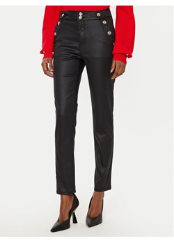 Morgan Spodnie z imitacji skóry 242-PARTY Czarny Slim Fit ze sklepu MODIVO w kategorii Spodnie damskie - zdjęcie 182763124