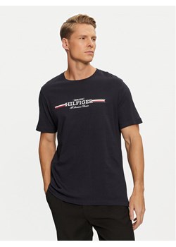 Tommy Hilfiger T-Shirt MW0MW36480 Granatowy Regular Fit ze sklepu MODIVO w kategorii T-shirty męskie - zdjęcie 182763143
