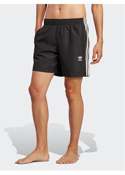 adidas Szorty kąpielowe Originals Adicolor 3-Stripes Swim Shorts HT4406 Czarny Regular Fit ze sklepu MODIVO w kategorii Kąpielówki - zdjęcie 182763161