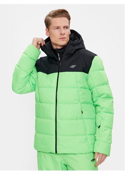 4F Kurtka narciarska 4FAW23TTJAM307 Zielony Regular Fit ze sklepu MODIVO w kategorii Kurtki męskie - zdjęcie 182763201