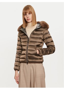 Colmar Kurtka puchowa 2286E 2YO Brązowy Slim Fit - id: 0000304466540 - marki Colmar - 182763232 Colmar Kurtka puchowa 2286E 2YO Brązowy Slim Fit ze sklepu MODIVO w kategorii Kurtki damskie - zdjęcie 182763232