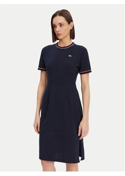 Lacoste Sukienka codzienna EF9988 Granatowy Slim Fit ze sklepu MODIVO w kategorii Sukienki - zdjęcie 182763283