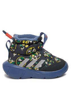 adidas Śniegowce Monofit Boot Mickey I IE6026 Szary ze sklepu MODIVO w kategorii Buty zimowe dziecięce - zdjęcie 182763324