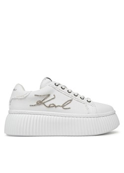KARL LAGERFELD Sneakersy KL42372S Biały ze sklepu MODIVO w kategorii Buty sportowe damskie - zdjęcie 182763464