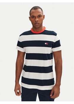 Tommy Jeans T-Shirt DM0DM20766 Granatowy Regular Fit ze sklepu MODIVO w kategorii T-shirty męskie - zdjęcie 182763503