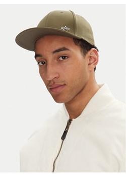 Alpha Industries Czapka z daszkiem Metal Label 156905 Zielony ze sklepu MODIVO w kategorii Czapki z daszkiem męskie - zdjęcie 182763520