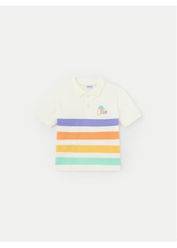 Mayoral Polo 01108 Écru Regular Fit ze sklepu MODIVO w kategorii Koszulki niemowlęce - zdjęcie 182763614