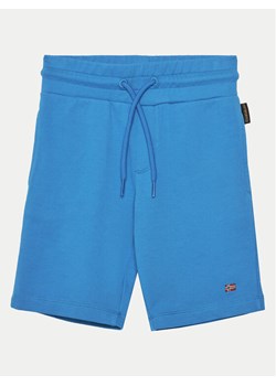 Napapijri Szorty sportowe Nalis NP0A4HK5B2W1 D Niebieski Regular Fit ze sklepu MODIVO w kategorii Spodenki chłopięce - zdjęcie 182763762